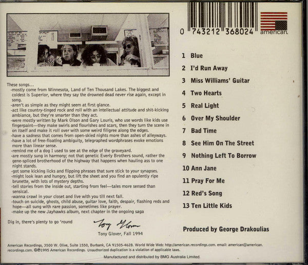 The Jayhawks : Tomorrow The Green Grass (CD, Album)