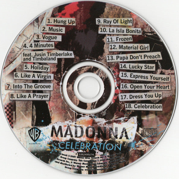 Madonna : Celebration (CD, Comp)