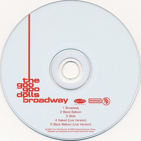 The Goo Goo Dolls* : Broadway (CD, Maxi)