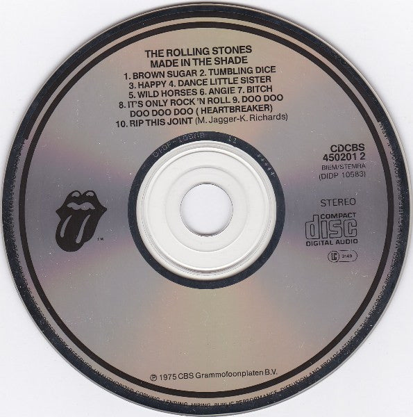The Rolling Stones : Made In The Shade (CD, Comp, RE)