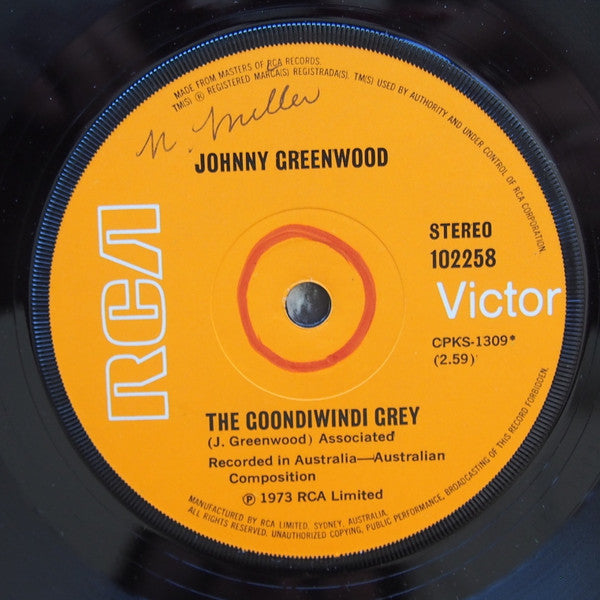 Johnny Greenwood : The Goondiwindi Grey (7", Single)