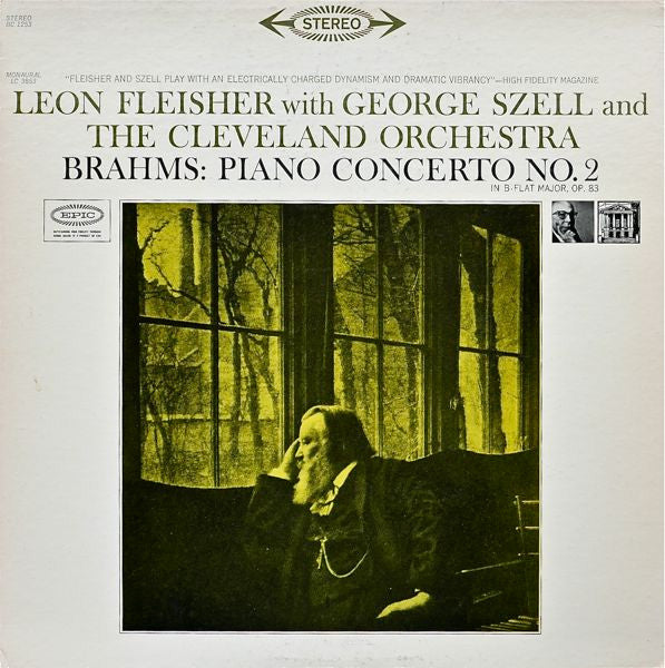 Leon Fleisher With George Szell And The Cleveland Orchestra - Johannes Brahms : Concerto No. 2 In B-Flat Major (LP)