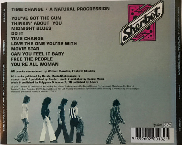 Sherbet : Time Change - A Natural Progression (CD, Album, RM)
