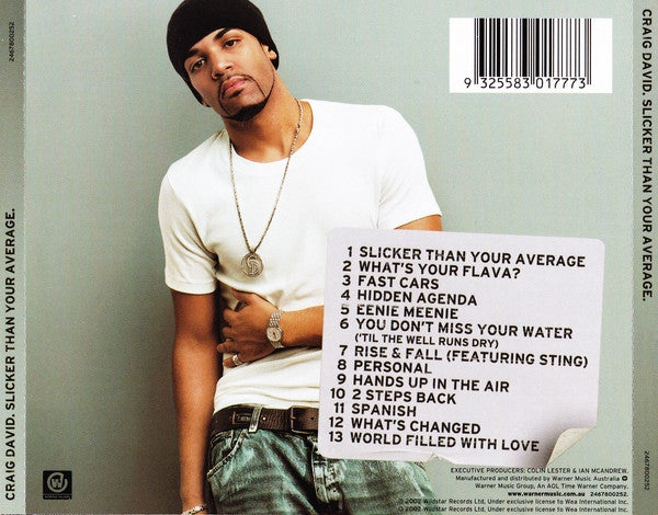 Craig David : Slicker Than Your Average (CD, Album)