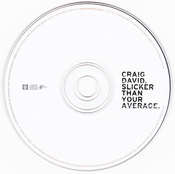 Craig David : Slicker Than Your Average (CD, Album)