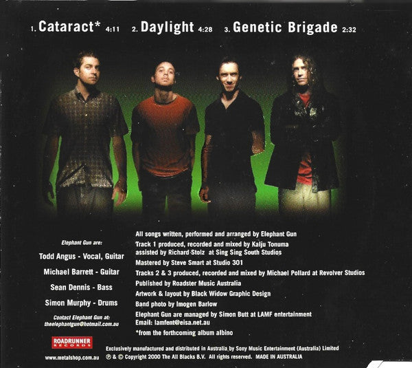 Elephant Gun : Cataract (CD, Single)