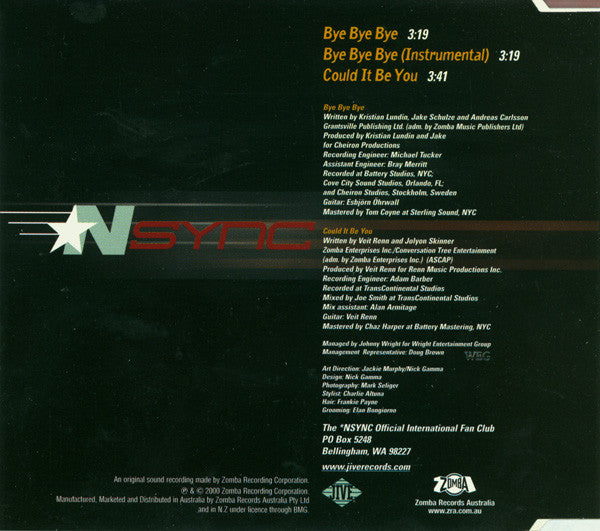 *NSYNC : Bye Bye Bye (CD, Single)