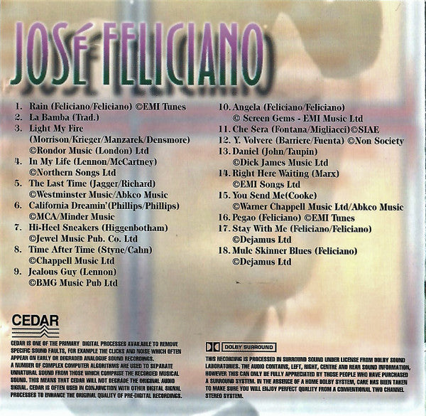 José Feliciano : José Feliciano (CD, Dol)