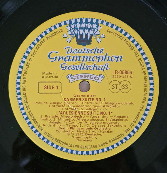 Georges Bizet - Herbert von Karajan, Orchestre Philharmonique De Berlin* : Carmen - L' Arlésienne (LP, Club)