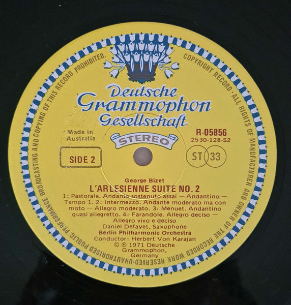 Georges Bizet - Herbert von Karajan, Orchestre Philharmonique De Berlin* : Carmen - L' Arlésienne (LP, Club)