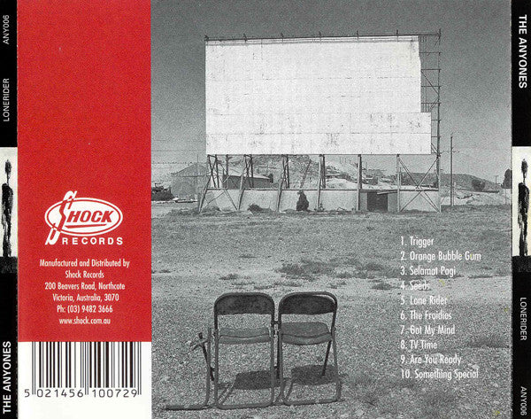The Anyones : Lonerider (CD, Album)