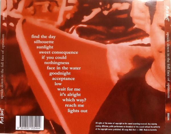 Mick Hart : Upside Down In The Full Face Of Optimism (CD, Album)