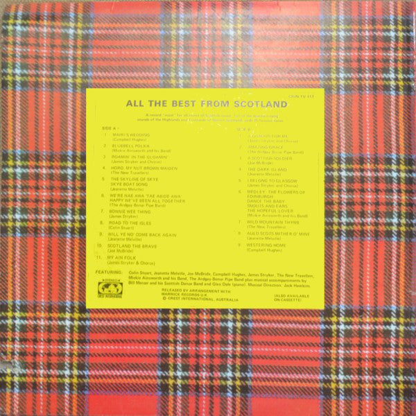 Various : All The Best From Scotland (LP, Album)