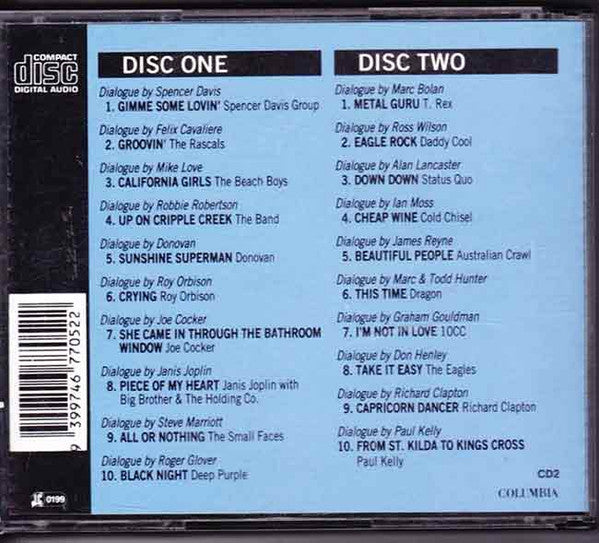 Glenn A. Baker : Glenn A. Baker's Back To The Future (The Album) (2xCD, Comp)