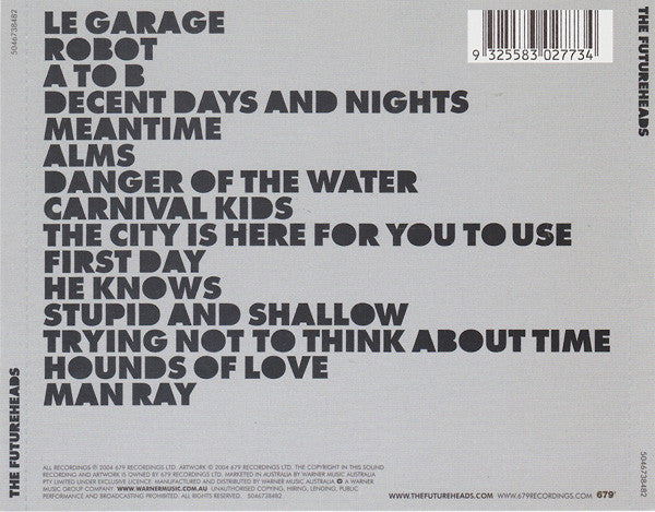 The Futureheads : The Futureheads (CD, Album)