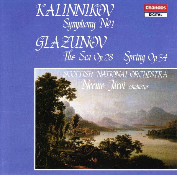 Kalinnikov* • Glazunov*, Scottish National Orchestra*, Neeme Järvi : Symphony No. 1, The Sea Op. 28, Spring Op. 34 (CD, Album)
