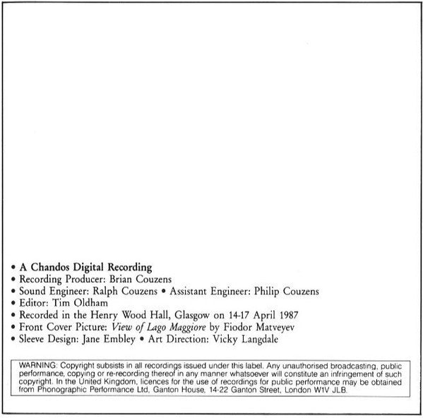 Kalinnikov* • Glazunov*, Scottish National Orchestra*, Neeme Järvi : Symphony No. 1, The Sea Op. 28, Spring Op. 34 (CD, Album)