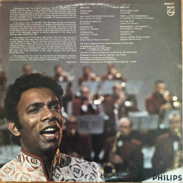 Kamahl : Kamahl (LP, Album, Mat)