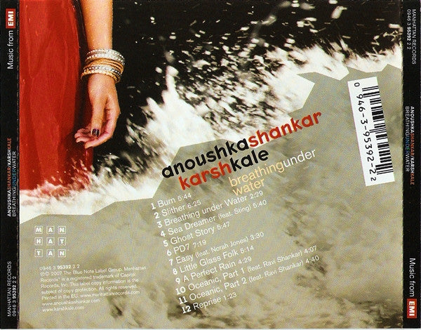 Anoushka Shankar / Karsh Kale : Breathing Under Water (CD, Album)