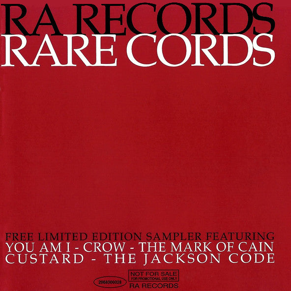 Various : RA Records Rare Cords (CD, Ltd, Promo, Smplr)