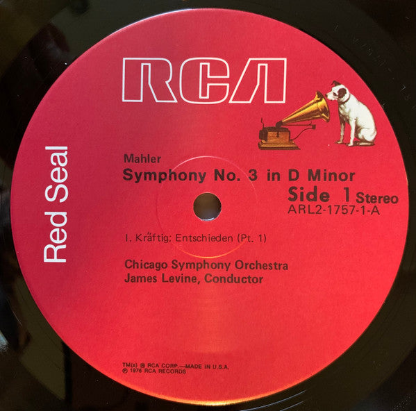 Levine* Conducts Mahler*, Chicago Symphony Orchestra, James Levine (2), Chicago Symphony Chorus / Glen Ellyn Children's Chorus, Marilyn Horne : Symphony No. 3 In D Minor (2xLP + Box)