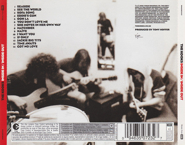 The Kooks : Inside In / Inside Out (CD, Album, Copy Prot.)