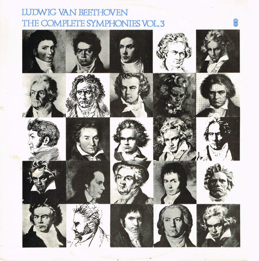 Ludwig van Beethoven : The Complete Symphonies Vol. 3 (LP, Album, Quad, Club)