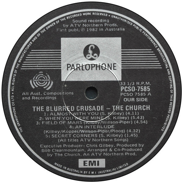 The Church : The Blurred Crusade (LP, Album)