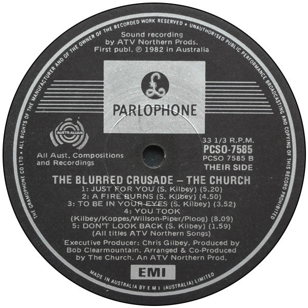 The Church : The Blurred Crusade (LP, Album)