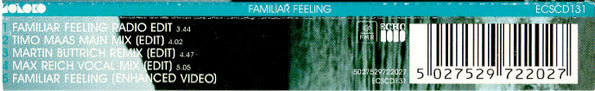 Moloko : Familiar Feeling (CD, Maxi, Enh)