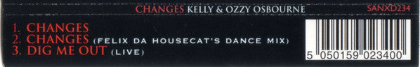 Ozzy* & Kelly Osbourne : Changes (CD, Single)