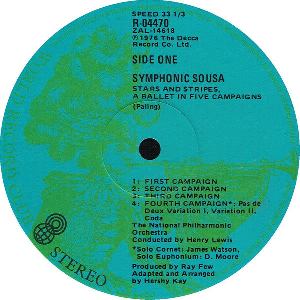 Sousa*, Henry Lewis Conducting The National Philharmonic Orchestra* : Symphonic Sousa (LP, Album, Club)