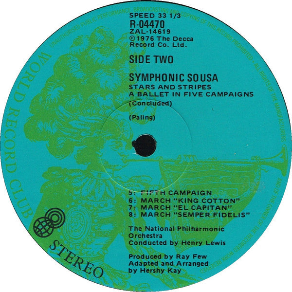 Sousa*, Henry Lewis Conducting The National Philharmonic Orchestra* : Symphonic Sousa (LP, Album, Club)