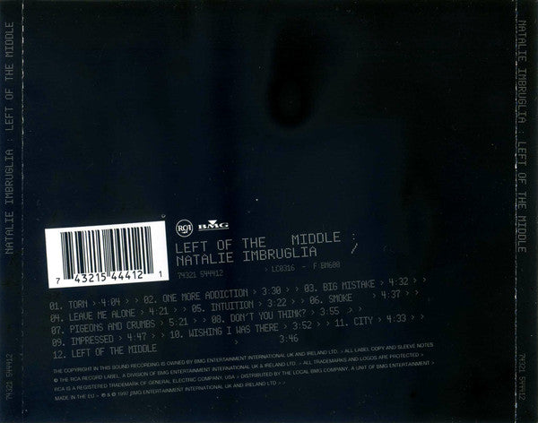 Natalie Imbruglia : Left Of The Middle (CD, Album)