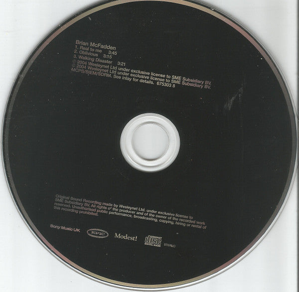 Brian McFadden : Real To Me (CD, Single)