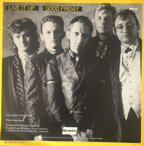 Mental As Anything : Live It Up (7", Single)