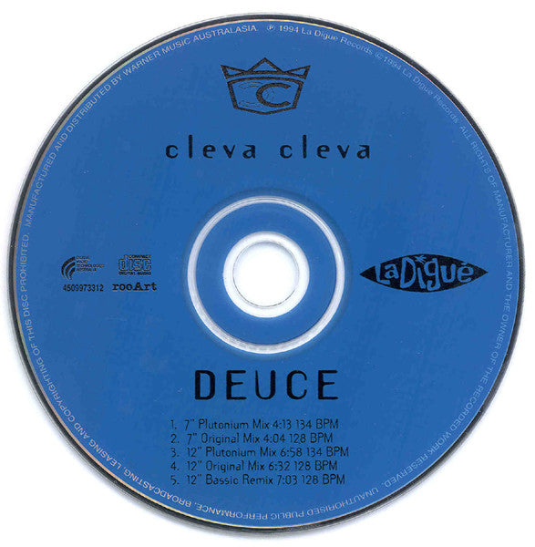 Cleva Cleva : Deuce (CD, Single, Car)