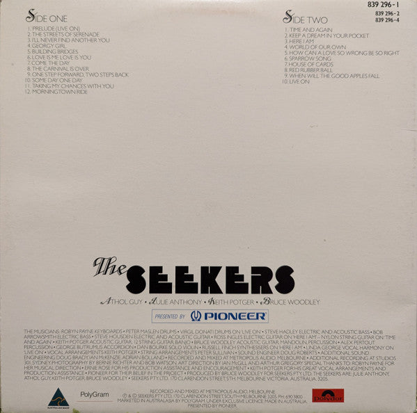 The Seekers : Live On  (LP, Album)