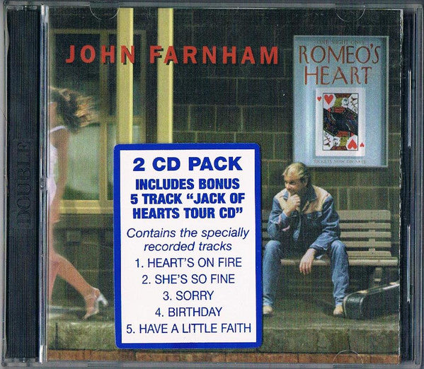 John Farnham : Romeo's Heart (CD, Album, RE + CD)