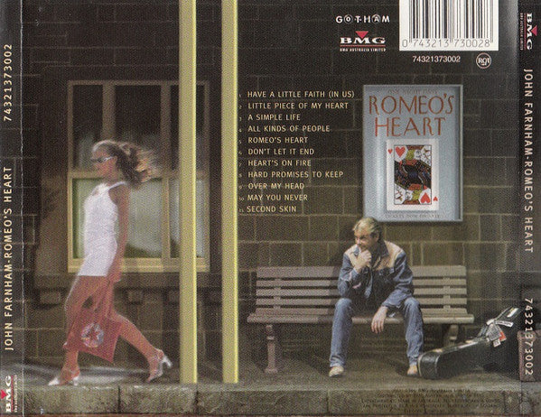 John Farnham : Romeo's Heart (CD, Album, RE + CD)