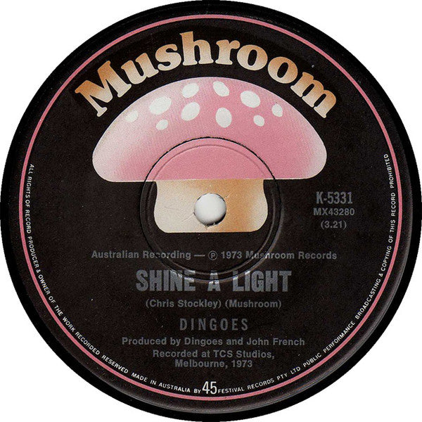The Dingoes : Way Out West (7", Single)