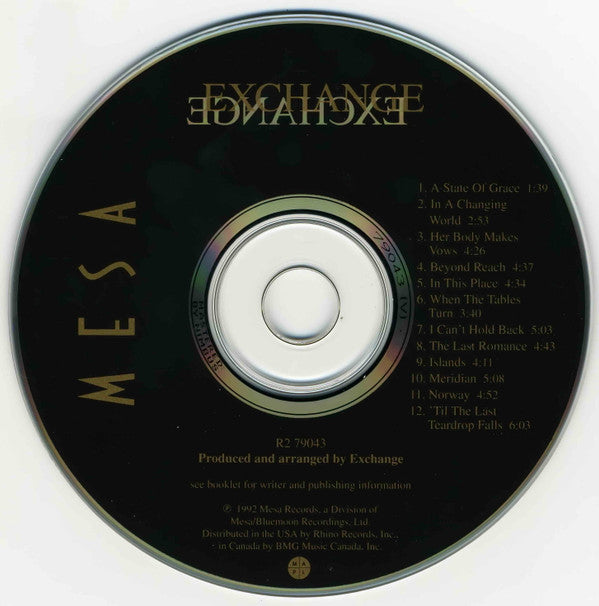 Exchange (3) : Exchange (CD, Album)