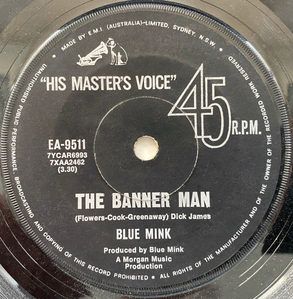 Blue Mink : The Banner Man (7", Single, Mono)