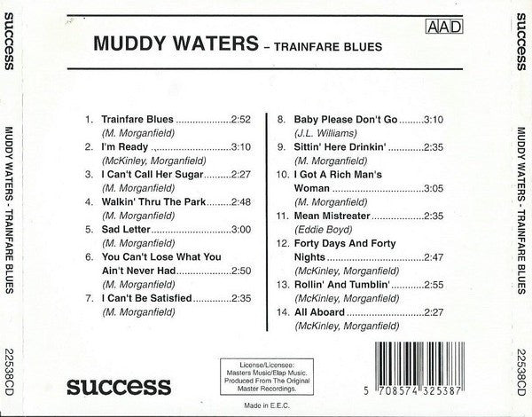 Muddy Waters : Trainfare Blues (CD, Comp)