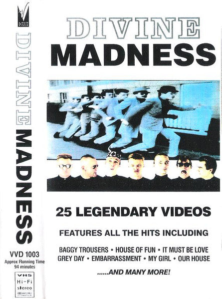 Madness : Divine Madness (VHS, Comp, PAL, Dol)