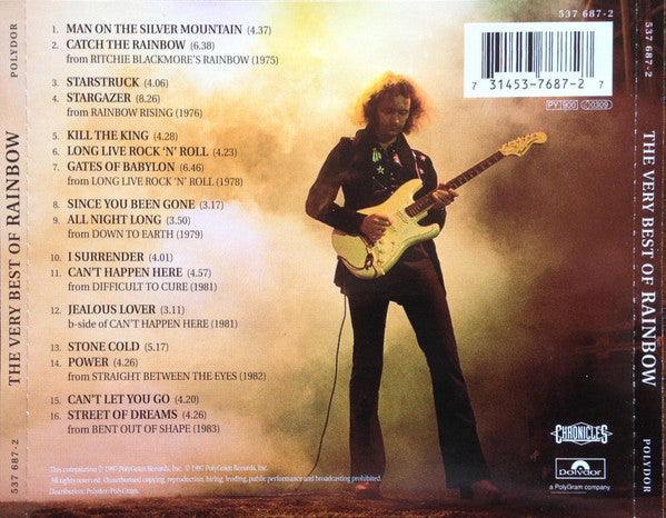 Rainbow : The Very Best Of Rainbow (CD, Comp, RP)