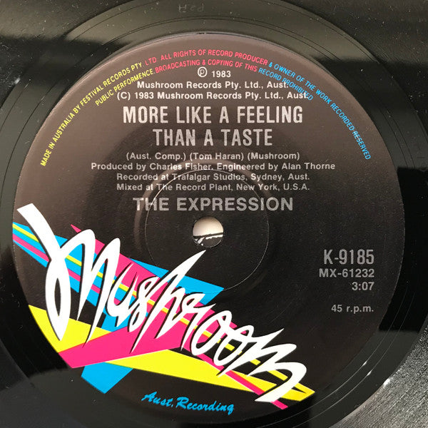 The Expression : Decisions (7", Single, Ltd)