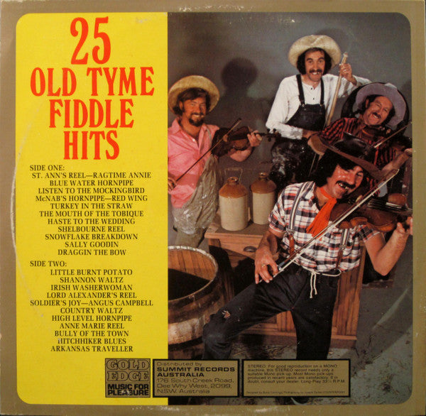 Various : 25 Old Tyme Fiddle Hits (LP, Album, Comp)