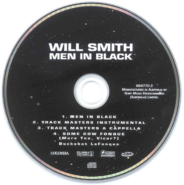 Will Smith : Men In Black (CD, Single, Car)