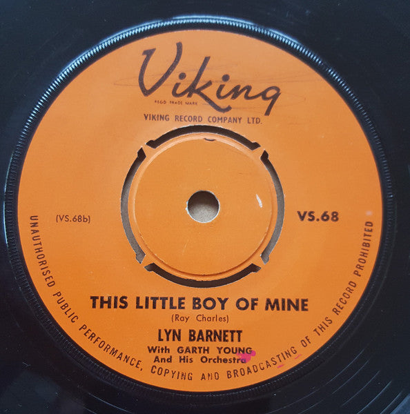 Lyn Barnett With Garth Young And His Orchestra* : No Heart At All (7")